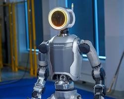 Hyundai Motor Group's humanoid robot Atlas, featuring function-oriented HMI for industrial deployments