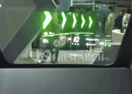 Innovative Micro-LED display panels including AR-HUD and seamless tiling products showcased by Chinese manufacturers at ICDT 2026.